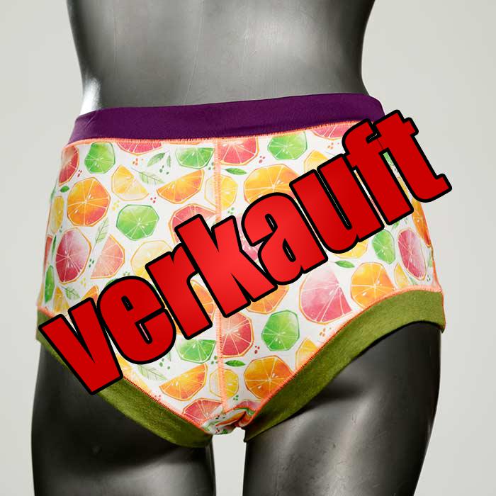 schöne bequeme gemusterte bunte Hotpant aus Biobaumwolle, Unterwäsche für Damen