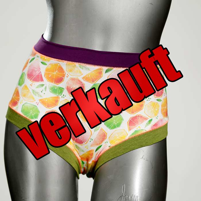 schöne bequeme gemusterte bunte Hotpant aus Biobaumwolle, Unterwäsche für Damen