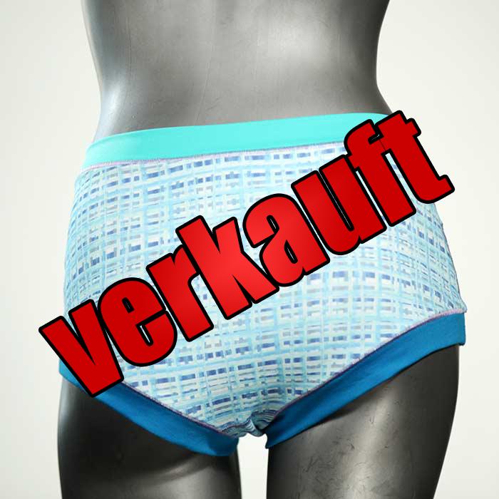 bunte ökologische gemusterte süße Hotpant aus Biobaumwolle, Unterwäsche für Damen