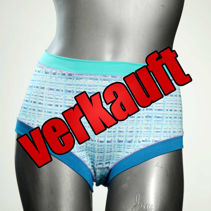bunte ökologische gemusterte süße Hotpant aus Biobaumwolle, Unterwäsche für Damen
