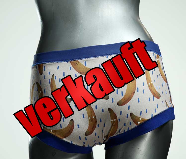 ökologische bequeme bunte süße Hotpant aus Biobaumwolle, Unterwäsche für Damen