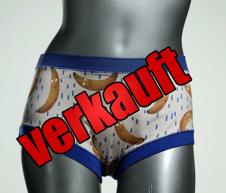 ökologische bequeme bunte süße Hotpant aus Biobaumwolle, Unterwäsche für Damen