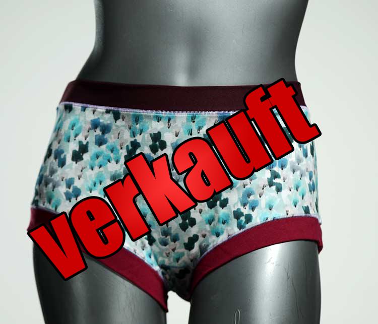 handgemachte schöne farbige nachhaltige Hotpant aus Biobaumwolle, Unterwäsche für Damen