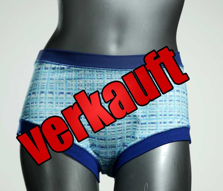 günstige bequeme bunte gemusterte Hotpant aus Biobaumwolle, Unterwäsche für Damen