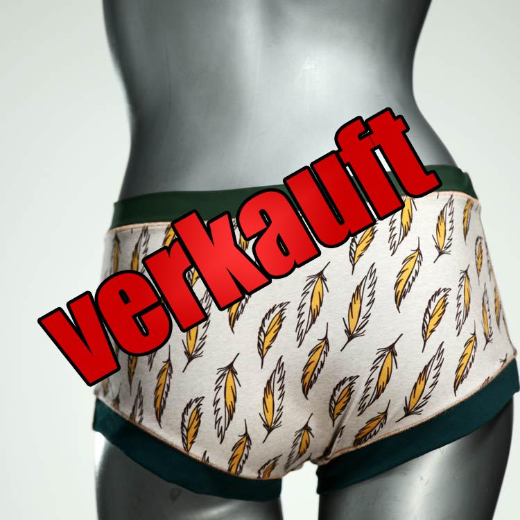 ökologische farbige nachhaltige sexy Hotpant aus Biobaumwolle, Unterwäsche für Damen