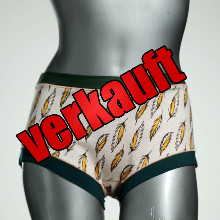 ökologische farbige nachhaltige sexy Hotpant aus Biobaumwolle, Unterwäsche für Damen