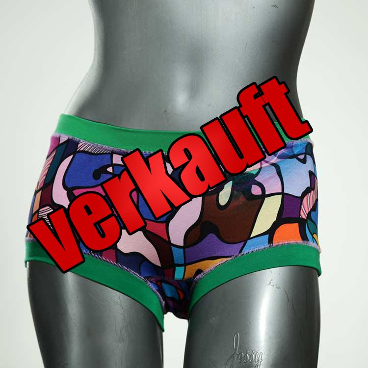 attraktive preiswerte bunte farbige Hotpant aus Biobaumwolle, Unterwäsche für Damen