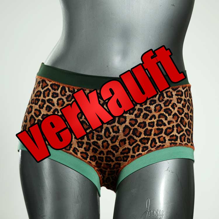 preiswerte gemusterte farbige nachhaltige Hotpant aus Biobaumwolle, Unterwäsche für Damen