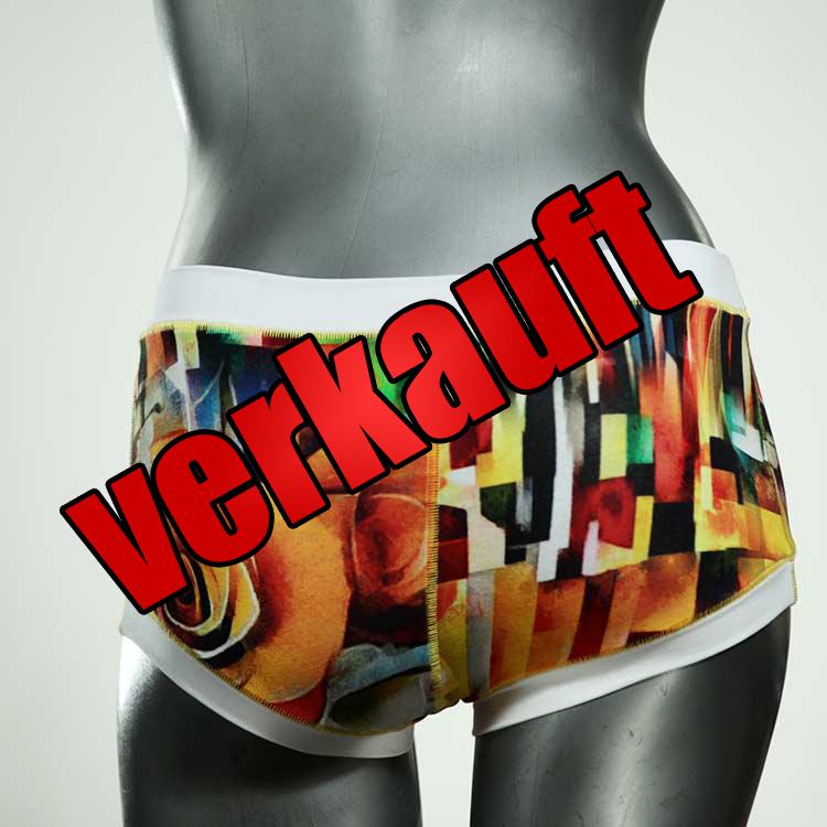 attraktive bequeme farbige süße Hotpant aus Biobaumwolle, Unterwäsche für Damen