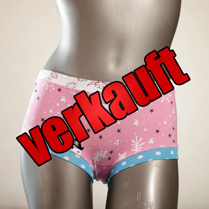  schöne süße GOTS-zertifizierte Hotpant - Hipster - Unterhose für Damen aus Biobaumwolle für Damen
