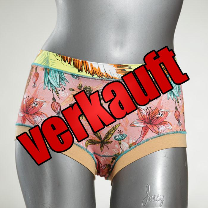 attraktive  gemusterte farbige Hotpant aus Biobaumwolle, Unterwäsche für Damen