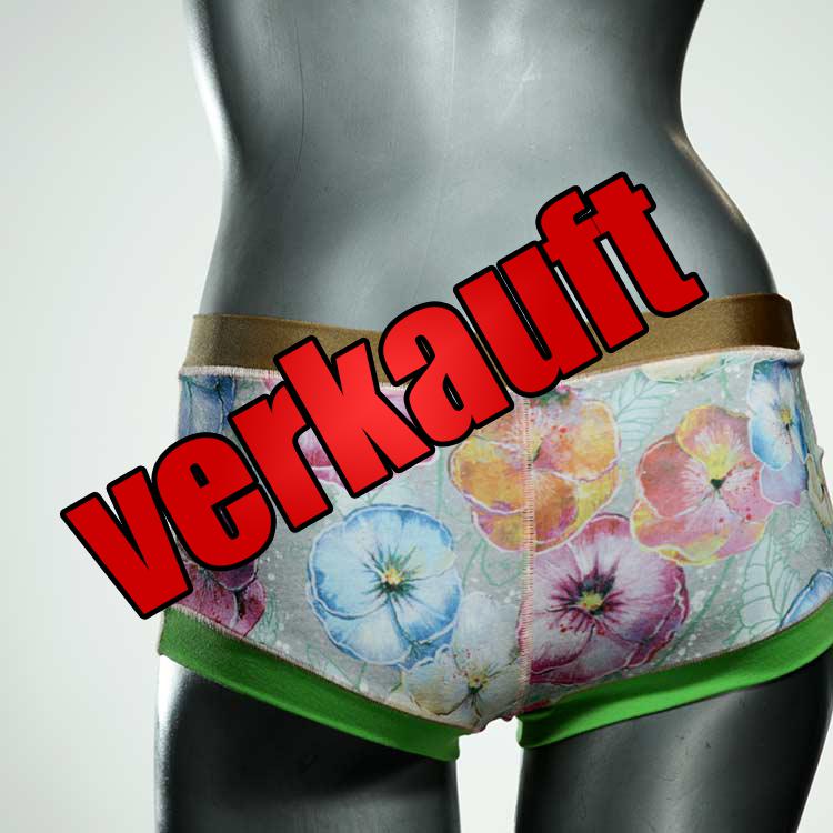 farbige sexy bequeme nachhaltige Hotpant aus Biobaumwolle, Unterwäsche für Damen