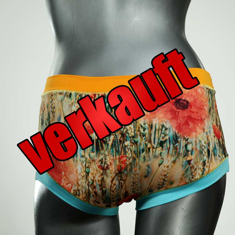 süße gemusterte bequeme ökologische Hotpant aus Biobaumwolle, Unterwäsche für Damen