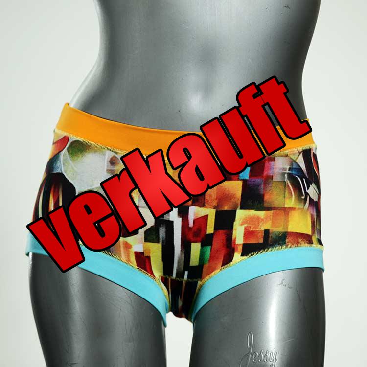 süße gemusterte bequeme ökologische Hotpant aus Biobaumwolle, Unterwäsche für Damen