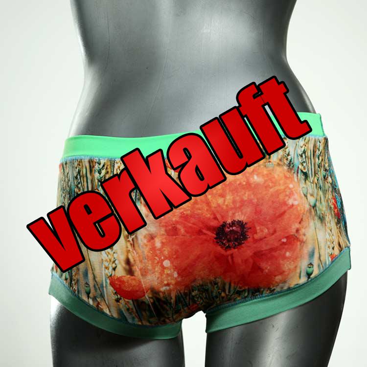nachhaltige handgemachte schöne attraktive Hotpant aus Biobaumwolle, Unterwäsche für Damen