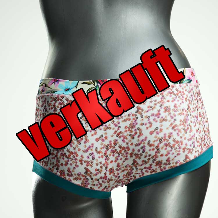 farbige bequeme süße nachhaltige Hotpant aus Biobaumwolle, Unterwäsche für Damen