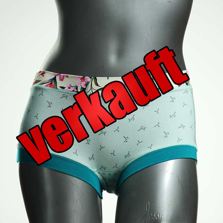 ökologische bunte sexy nachhaltige Hotpant aus Biobaumwolle, Unterwäsche für Damen
