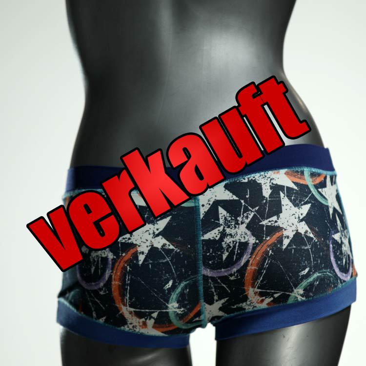 bunte nachhaltige attraktive günstige Hotpant aus Biobaumwolle, Unterwäsche für Damen