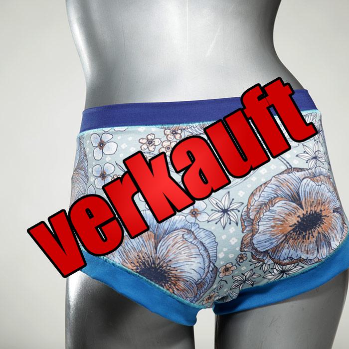 gemusterte ökologische attraktive sexy Hotpant aus Biobaumwolle, Unterwäsche für Damen