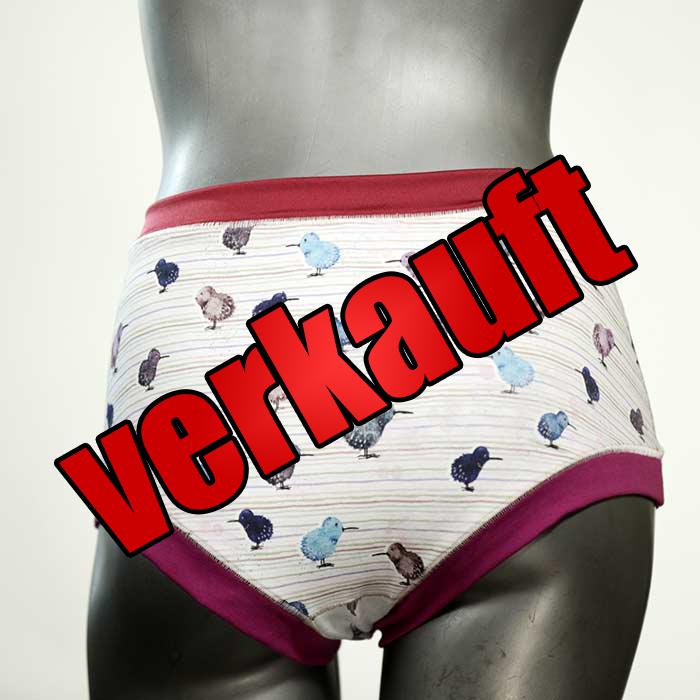ökologische bunte süße bequeme Hotpant aus Biobaumwolle, Unterwäsche für Damen