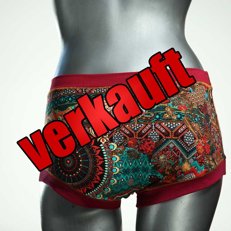 attraktive sexy handgemachte farbige Hotpant aus Biobaumwolle, Unterwäsche für Damen