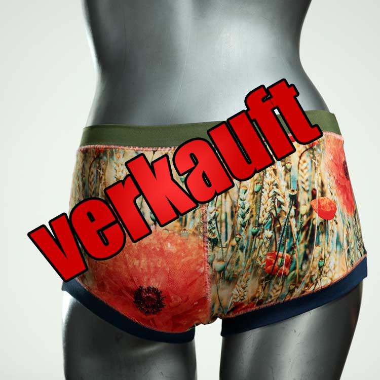 gemusterte sexy bequeme bunte Hotpant aus Biobaumwolle, Unterwäsche für Damen