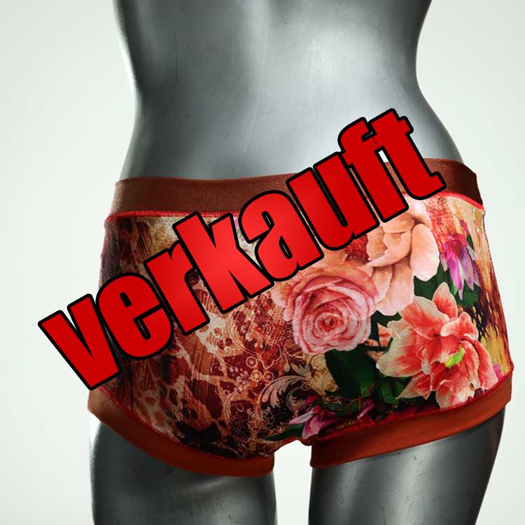 ökologische gemusterte sexy süße Hotpant aus Biobaumwolle, Unterwäsche für Damen