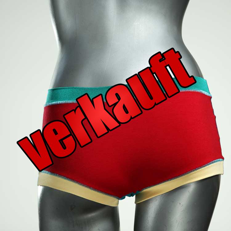 attraktive sexy ökologische farbige Hotpant aus Biobaumwolle, Unterwäsche für Damen