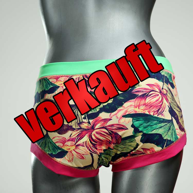 farbige süße sexy schöne Hotpant aus Biobaumwolle, Unterwäsche für Damen