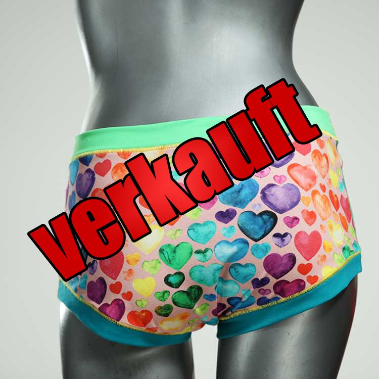 bunte bequeme günstige sexy Hotpant aus Biobaumwolle, Unterwäsche für Damen