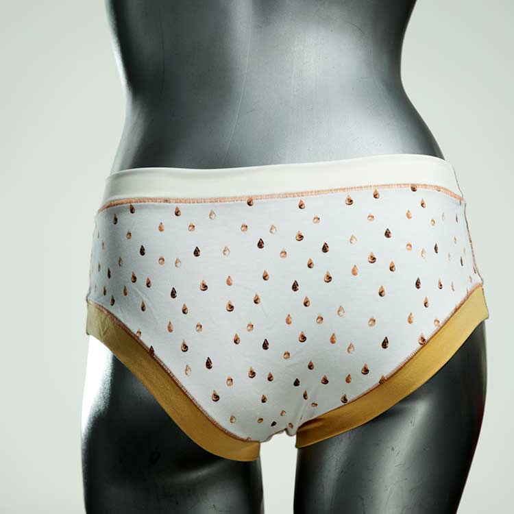 günstige sexy handgemachte gemusterte Panty aus Biobaumwolle, Unterwäsche für Damen