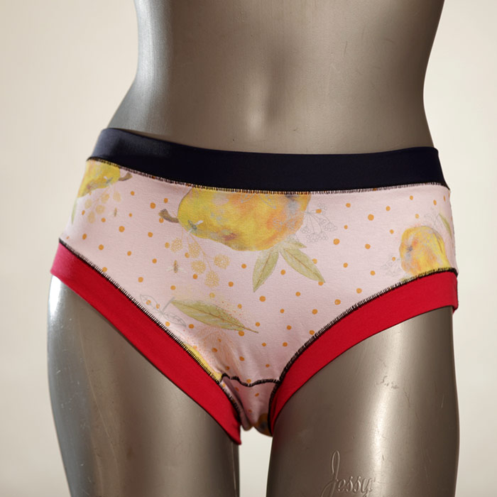 bunte GOTS-zertifizierte süße Panty - Slip - Unterhose aus Biobaumwolle für Damen thumbnail