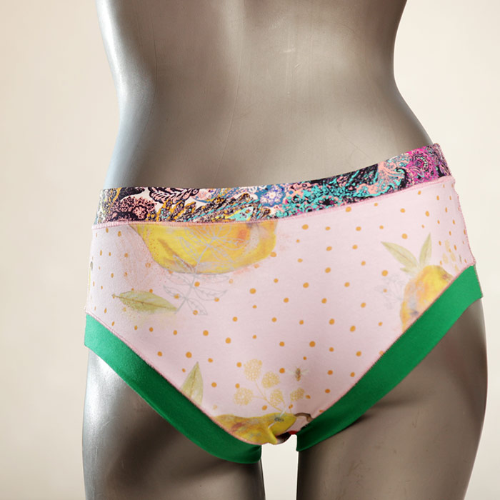  besondere einzigartige bunte Panty - Slip - Unterhose aus Biobaumwolle für Damen thumbnail