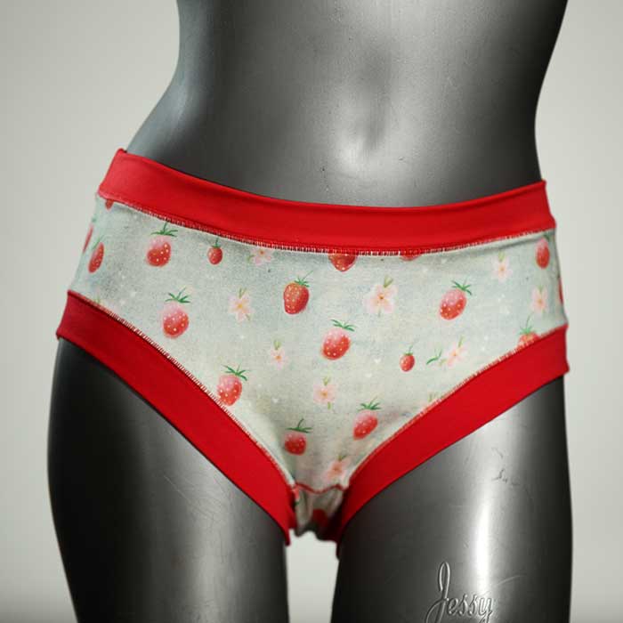 gemusterte ökologische attraktive günstige Panty aus Biobaumwolle, Unterwäsche für Damen thumbnail