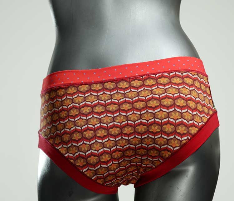 sexy nachhaltige farbige gemusterte Panty aus Biobaumwolle, Unterwäsche für Damen