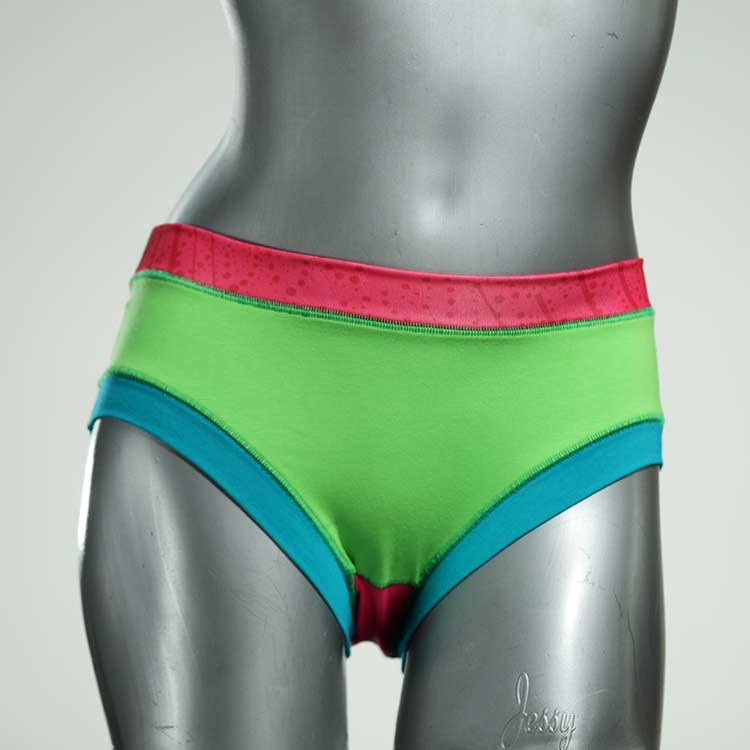 farbige handgemachte attraktive sexy Panty aus Biobaumwolle, Unterwäsche für Damen