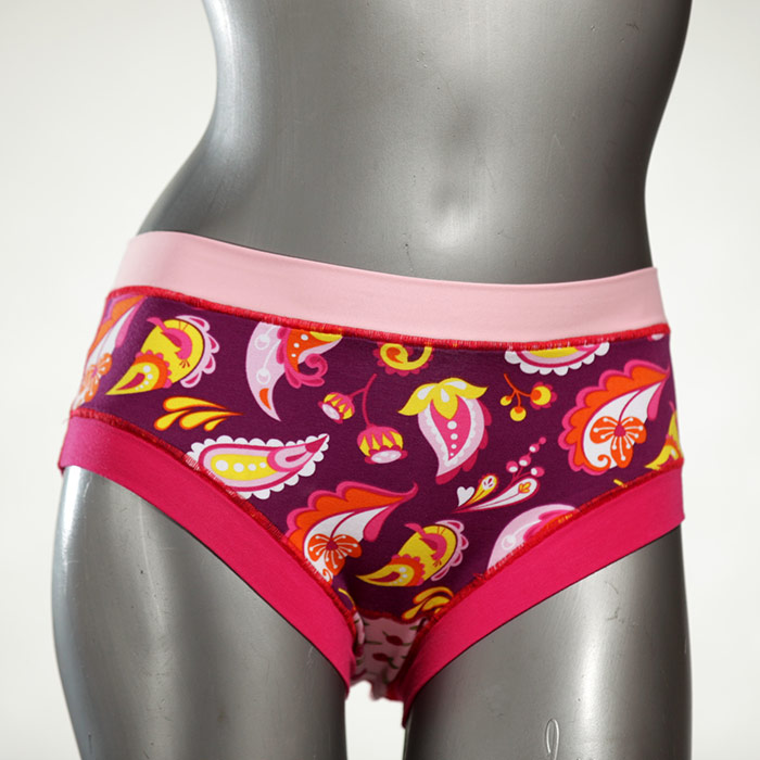  GOTS-zertifizierte bunte einzigartige Panty - Slip - Unterhose aus Biobaumwolle für Damen thumbnail