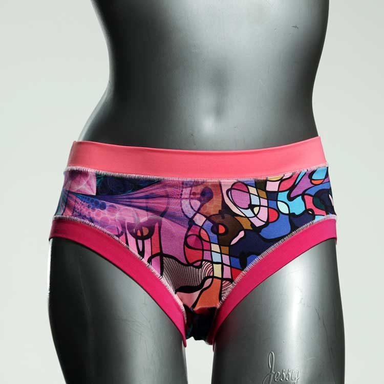 bunte günstige gemusterte attraktive Panty aus Biobaumwolle, Unterwäsche für Damen thumbnail