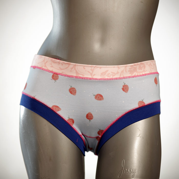  süße bunte besondere Panty - Slip - Unterhose aus Biobaumwolle für Damen thumbnail