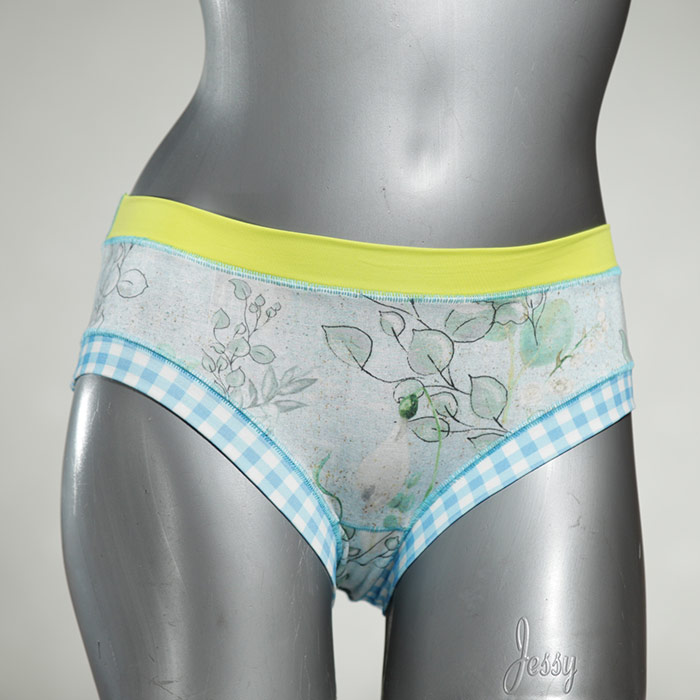 gemusterte farbige attraktive nachhaltige Panty aus Biobaumwolle, Unterwäsche für Damen thumbnail