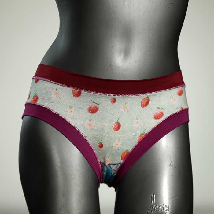 schöne bunte attraktive gemusterte Panty aus Biobaumwolle, Unterwäsche für Damen thumbnail