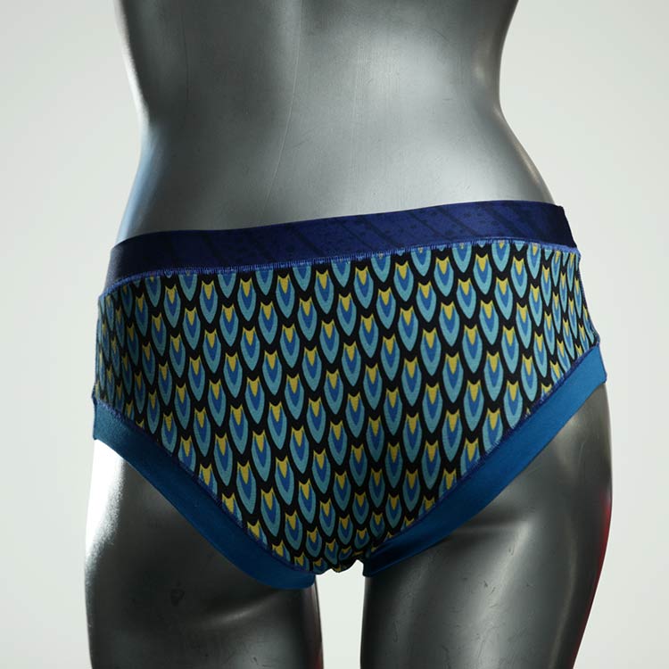 farbige sexy gemusterte nachhaltige Panty aus Biobaumwolle, Unterwäsche für Damen thumbnail