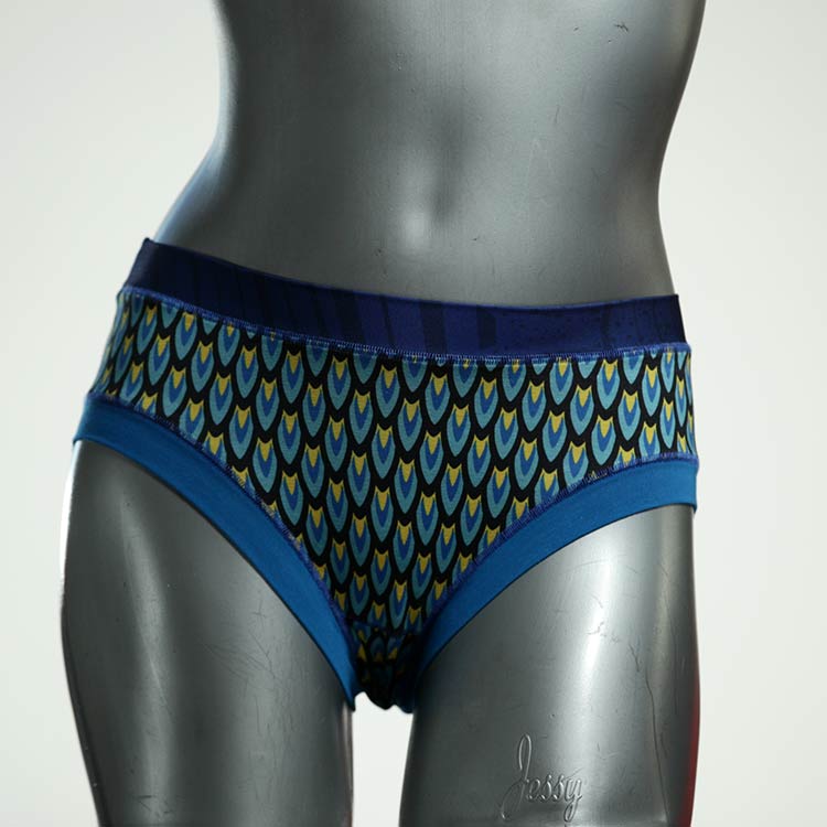 farbige sexy gemusterte nachhaltige Panty aus Biobaumwolle, Unterwäsche für Damen thumbnail