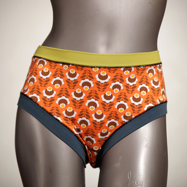  bunte fetzige schöne Panty - Slip - Unterhose aus Biobaumwolle für Damen thumbnail