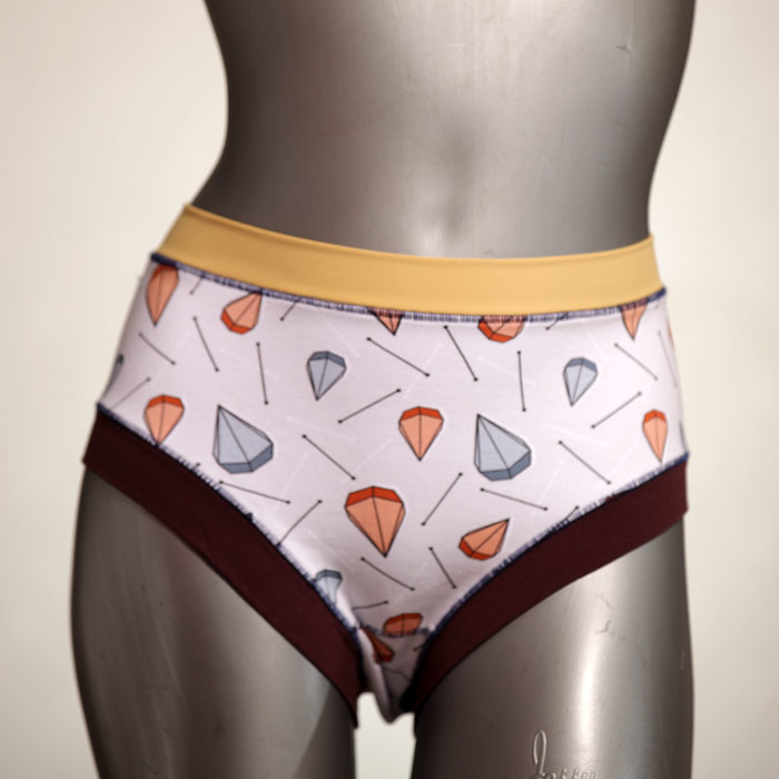  süße günstige bunte Panty - Slip - Unterhose aus Biobaumwolle für Damen thumbnail
