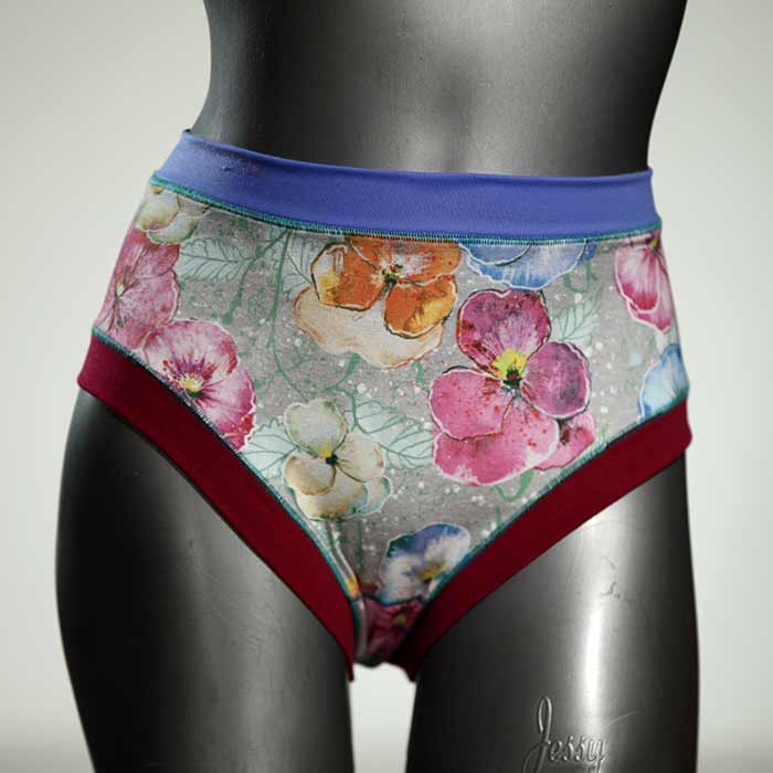 attraktive schöne farbige gemusterte Panty aus Biobaumwolle, Unterwäsche für Damen thumbnail