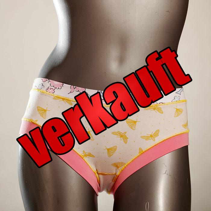  süße günstige GOTS-zertifizierte Panty - Slip - Unterhose aus Biobaumwolle für Damen