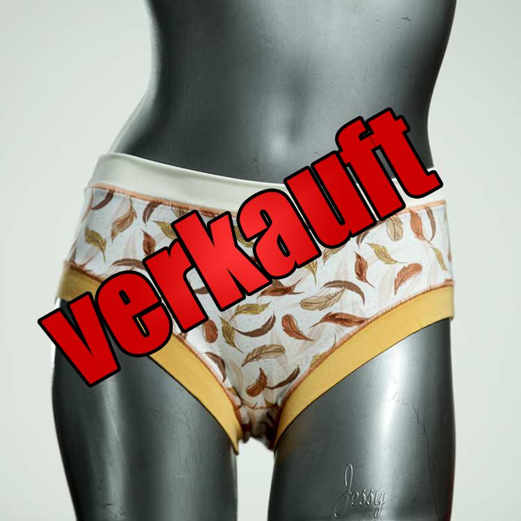 günstige sexy handgemachte gemusterte Panty aus Biobaumwolle, Unterwäsche für Damen