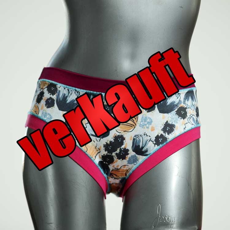 bunte handgemachte günstige nachhaltige Panty aus Biobaumwolle, Unterwäsche für Damen