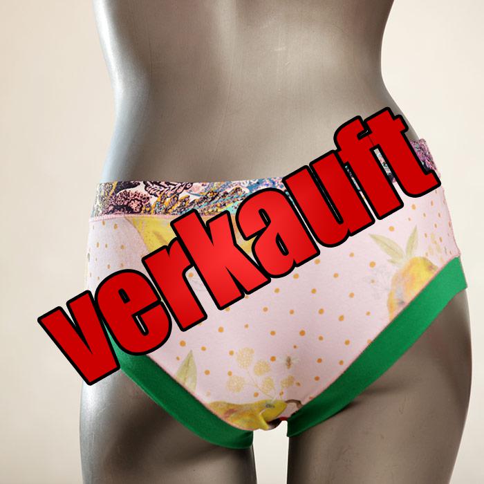  besondere einzigartige bunte Panty - Slip - Unterhose aus Biobaumwolle für Damen